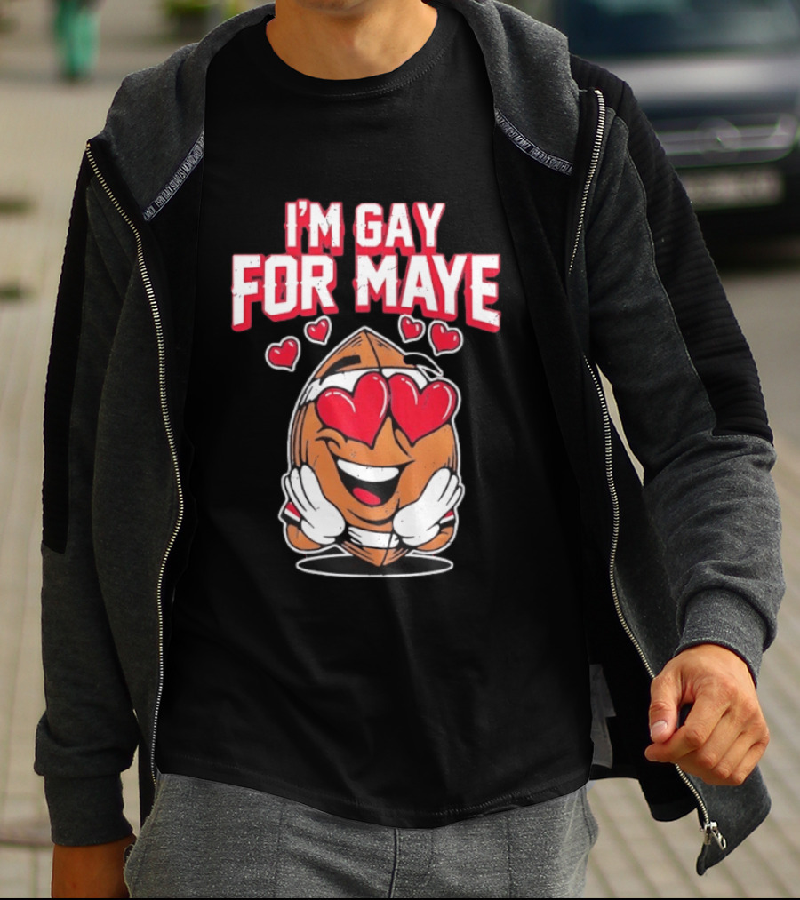 I'm Gay For Maye Cute Basketball Emoji Hearts T-Shirt