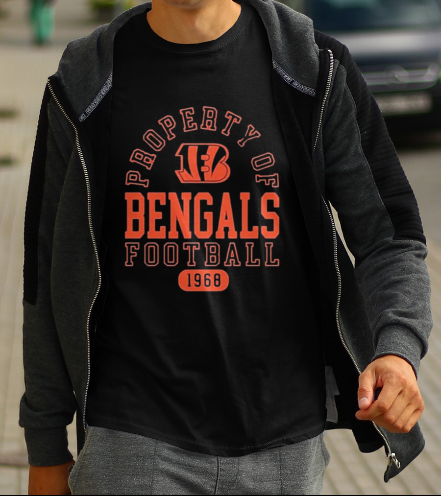 Property Of Bengals Football 1968 T-Shirt