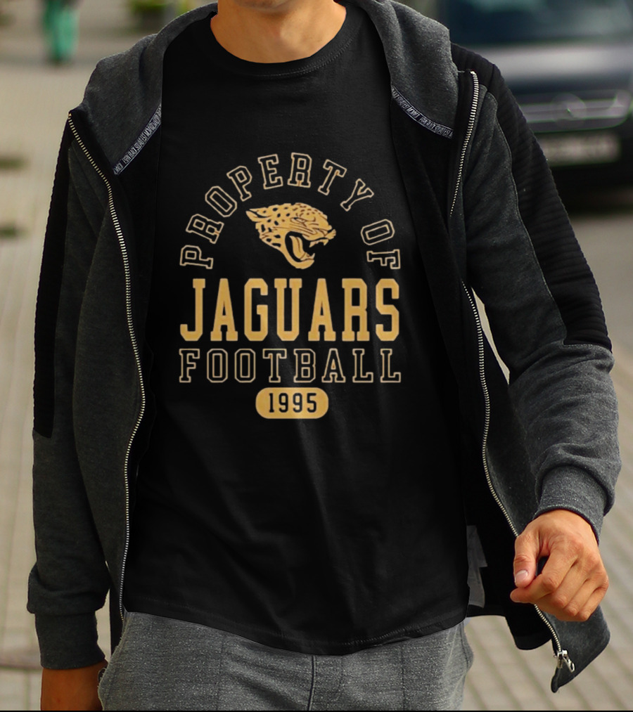 Property Of Jaguars Football 1995 T-Shirt