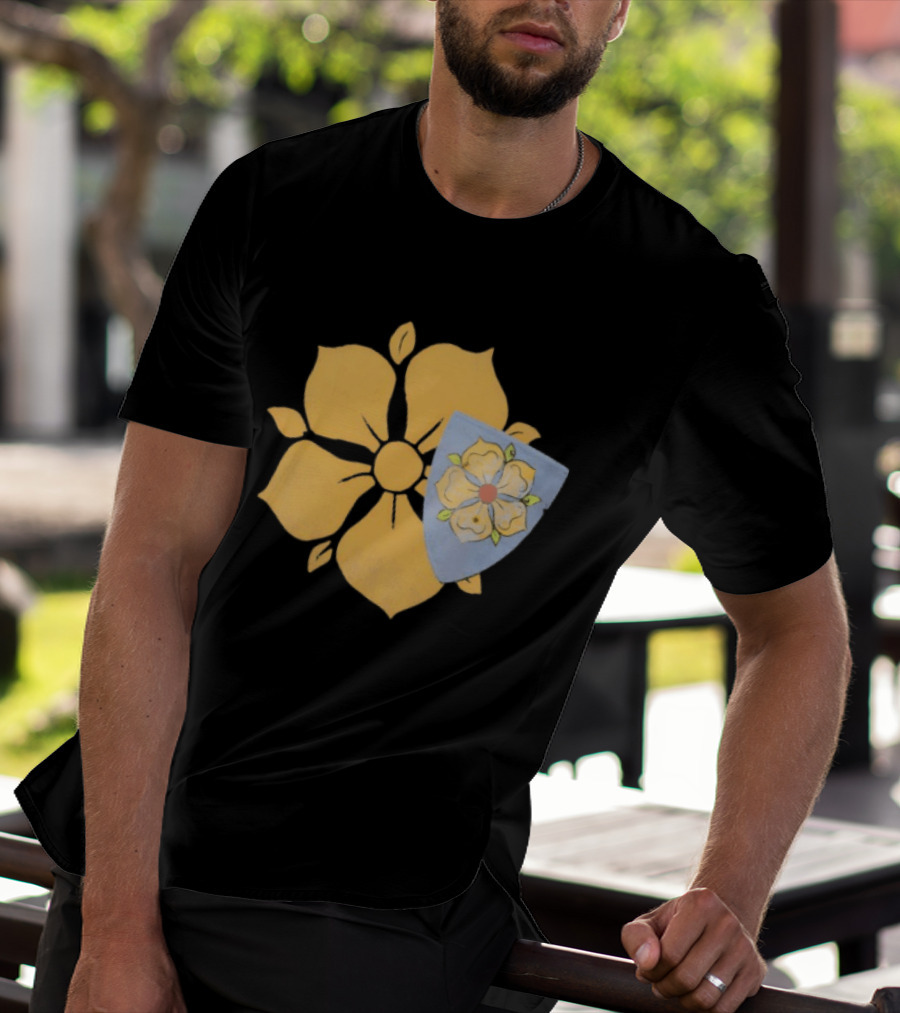 Kingdom Come Deliverance II Yellow Flower Emblem Vavak T-Shirt
