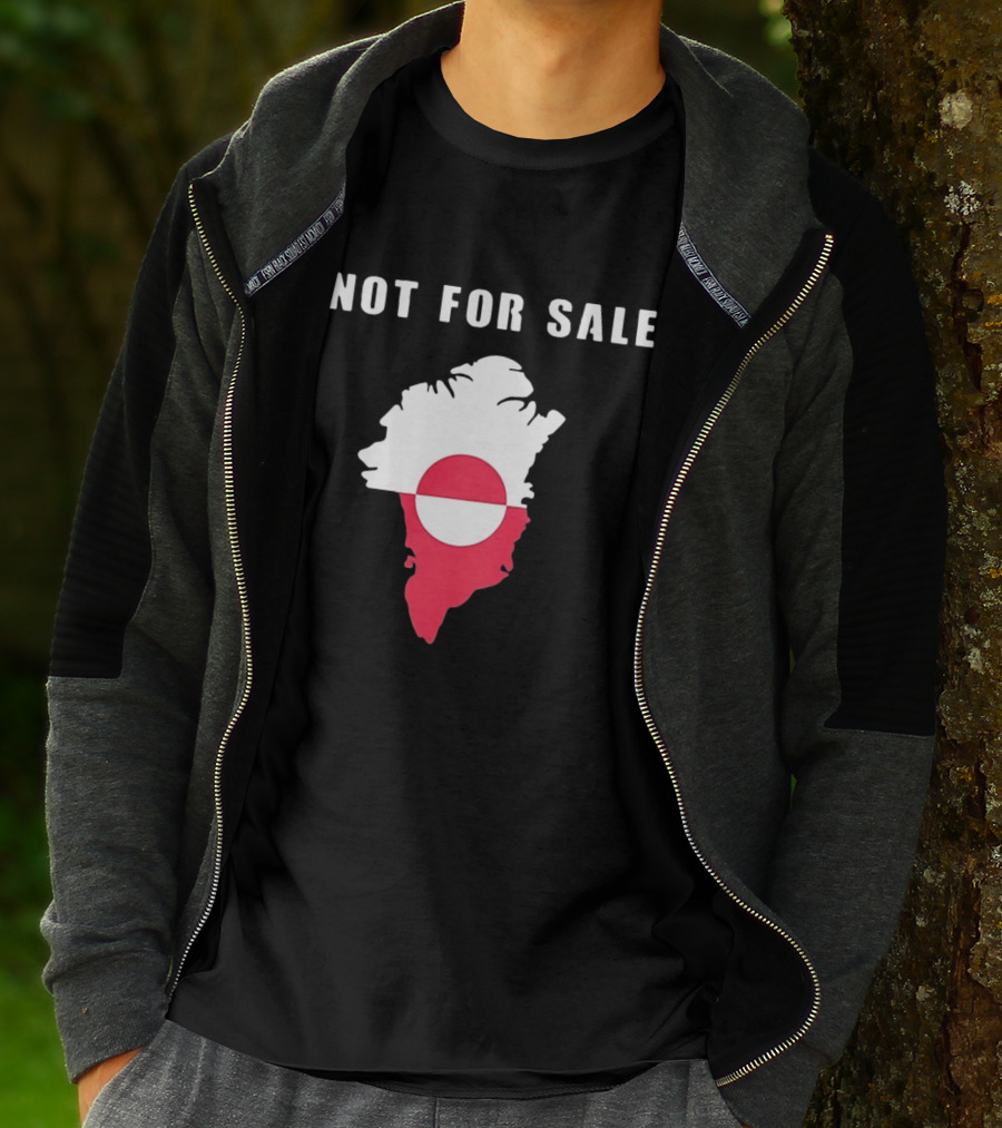 Greenland Map Not For Sale Flag T-Shirt