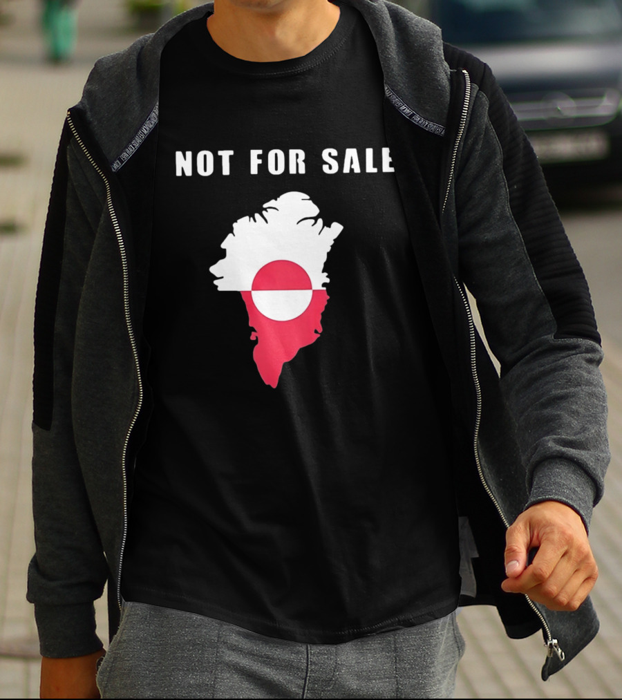 Greenland Map Not For Sale Flag T-Shirt