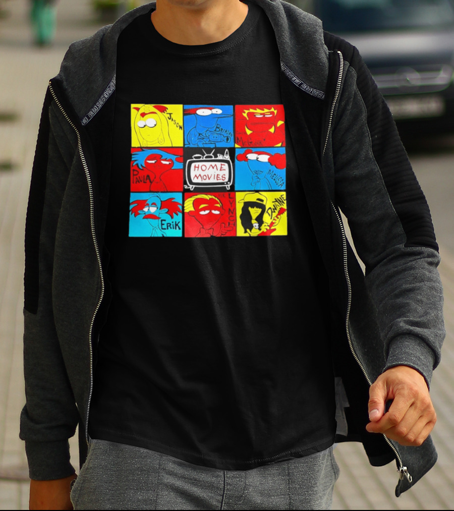 Home Movies Brendon Coach McGuirk Melissa Jason Paula Erik Mr. Lynch Dwaine T-Shirt