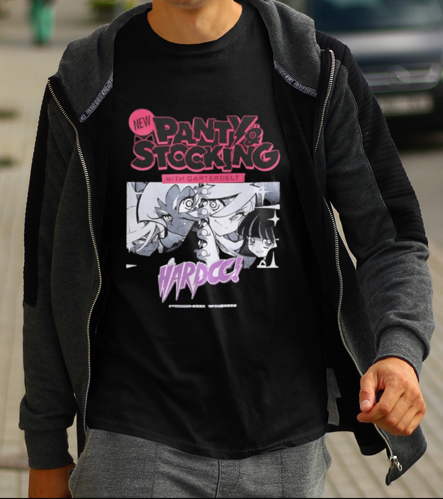 New Panty & Stocking With Garterbelt Hardcore Anime T-Shirt
