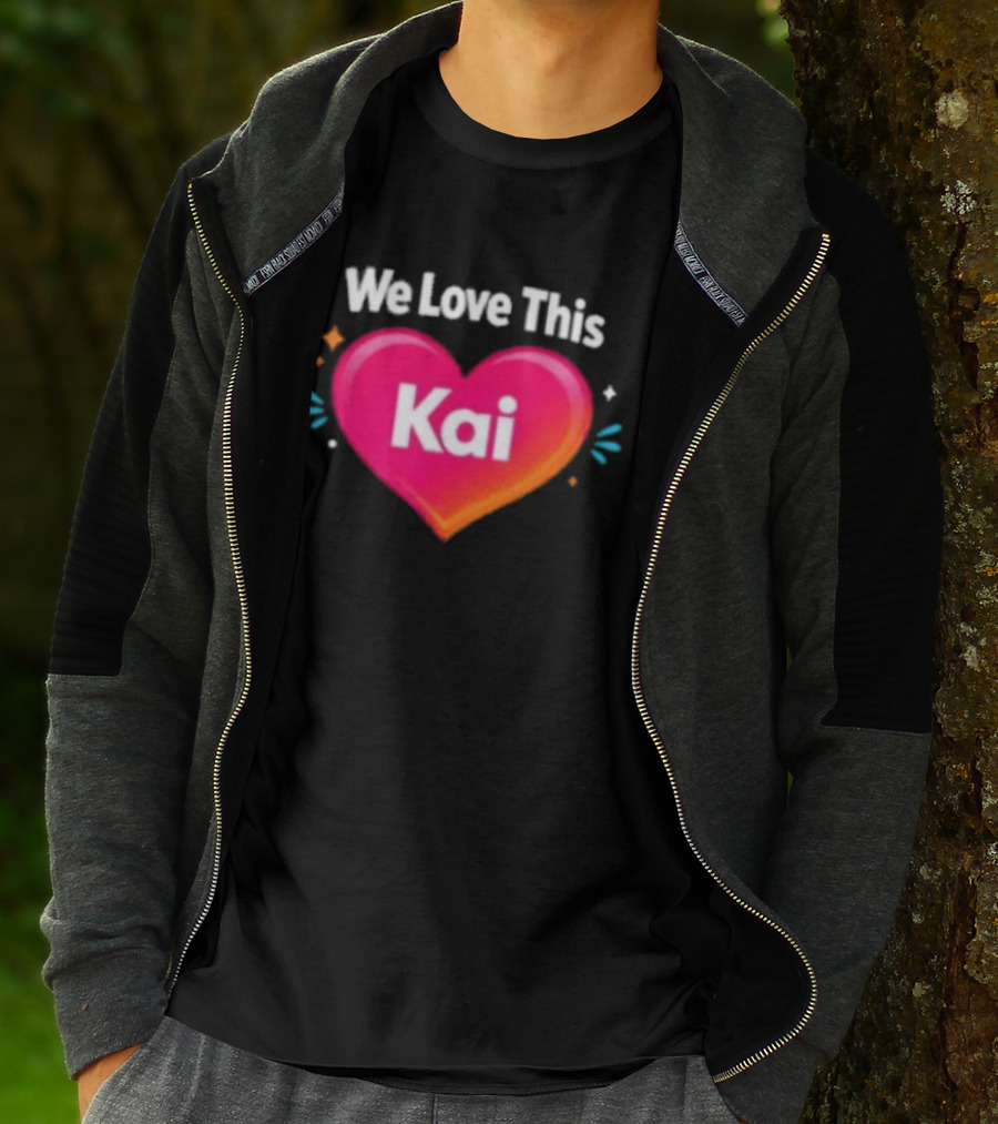 We Love This Kai Heart Design With Colorful Accents T-Shirt