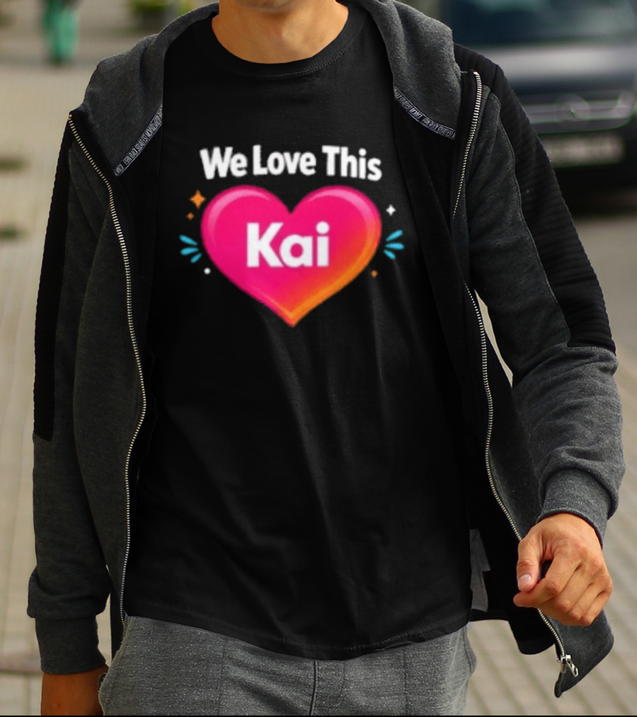 We Love This Kai Heart Design With Colorful Accents T-Shirt