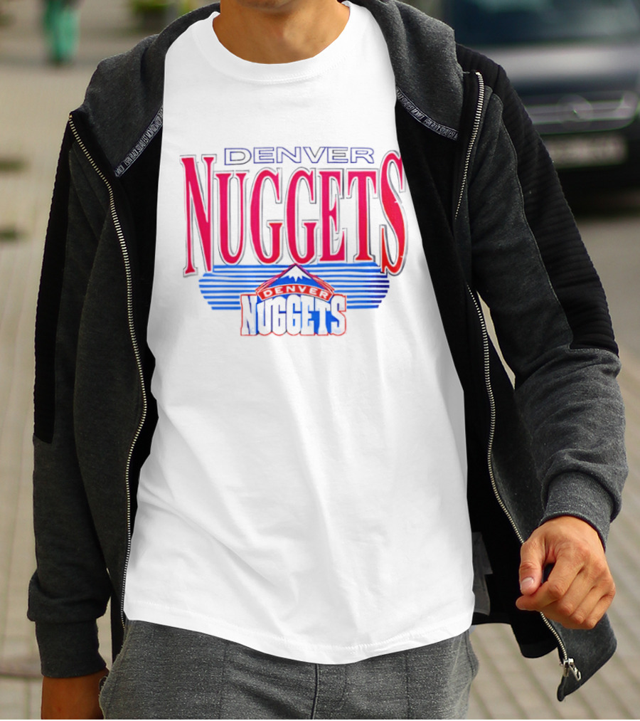 Denver Nuggets NBA Basketball Retro Style Vintage Logo Collection T-Shirt