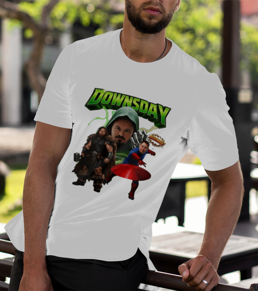 Downsday Assemble Superhero Team Avengers T-Shirt
