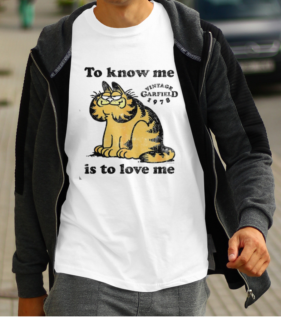 Vintage Garfield 1978 To Know Me Is To Love Me T-Shirt