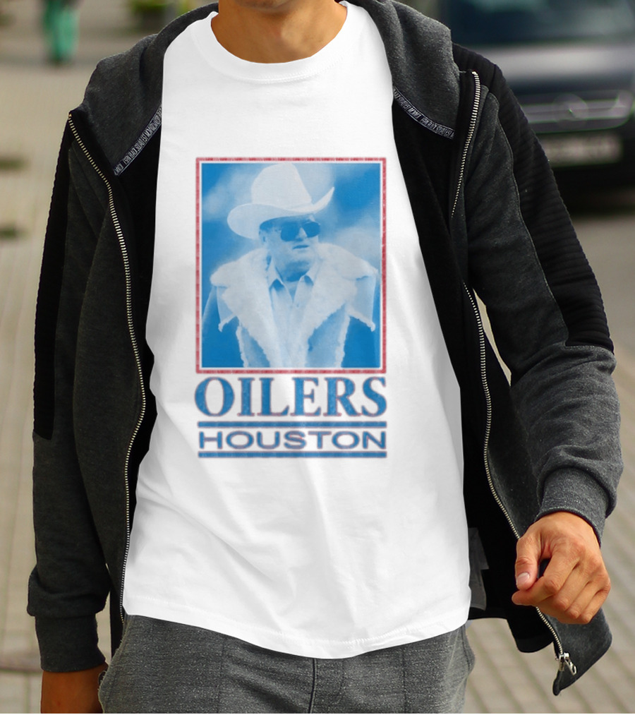Houston Oilers Coach Bum Phillips T-Shirt