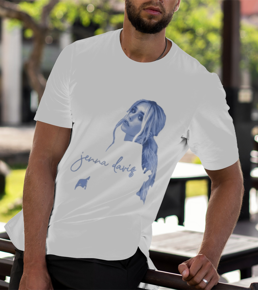 Jenna Davis Photo Blue T-Shirt