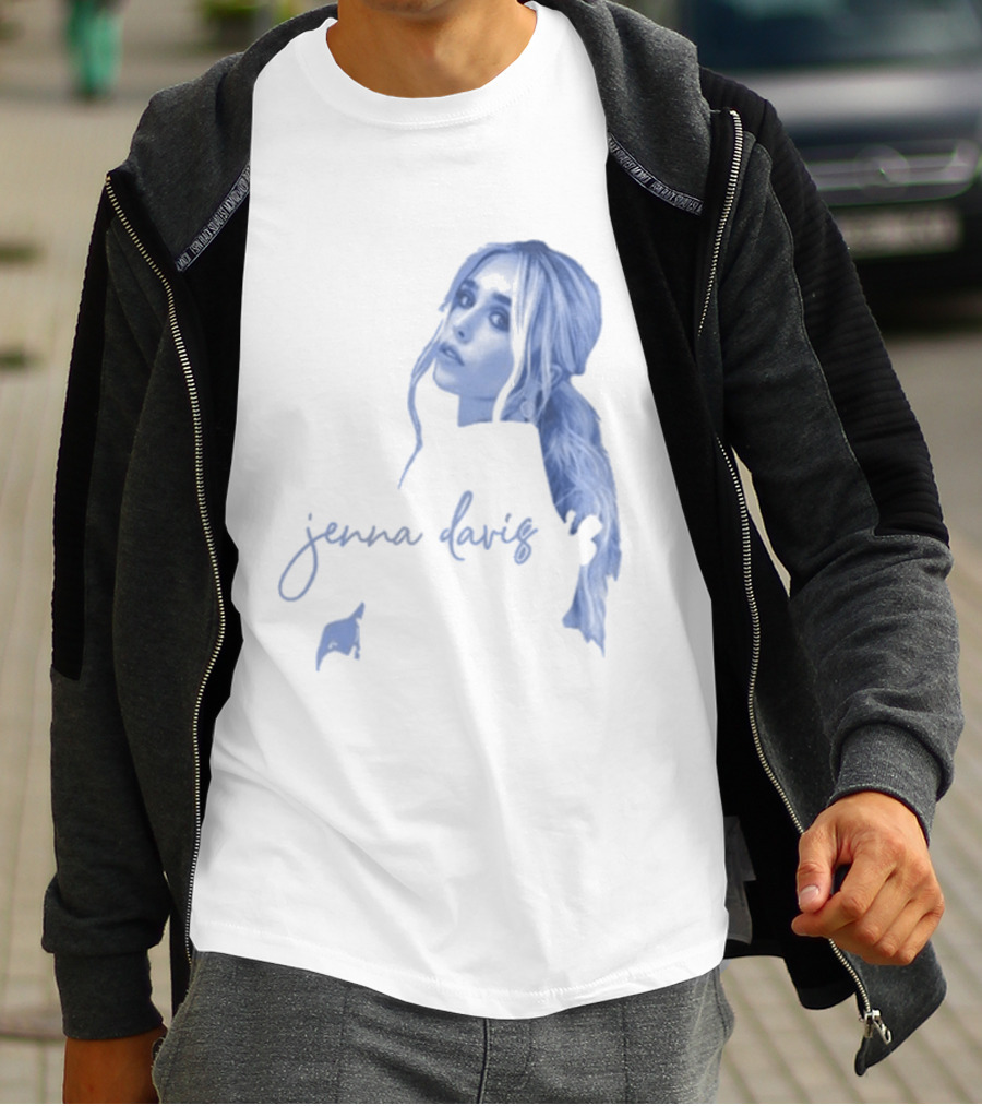 Jenna Davis Photo Blue T-Shirt