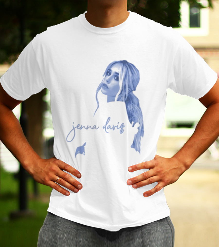 Jenna Davis Photo Blue T-Shirt
