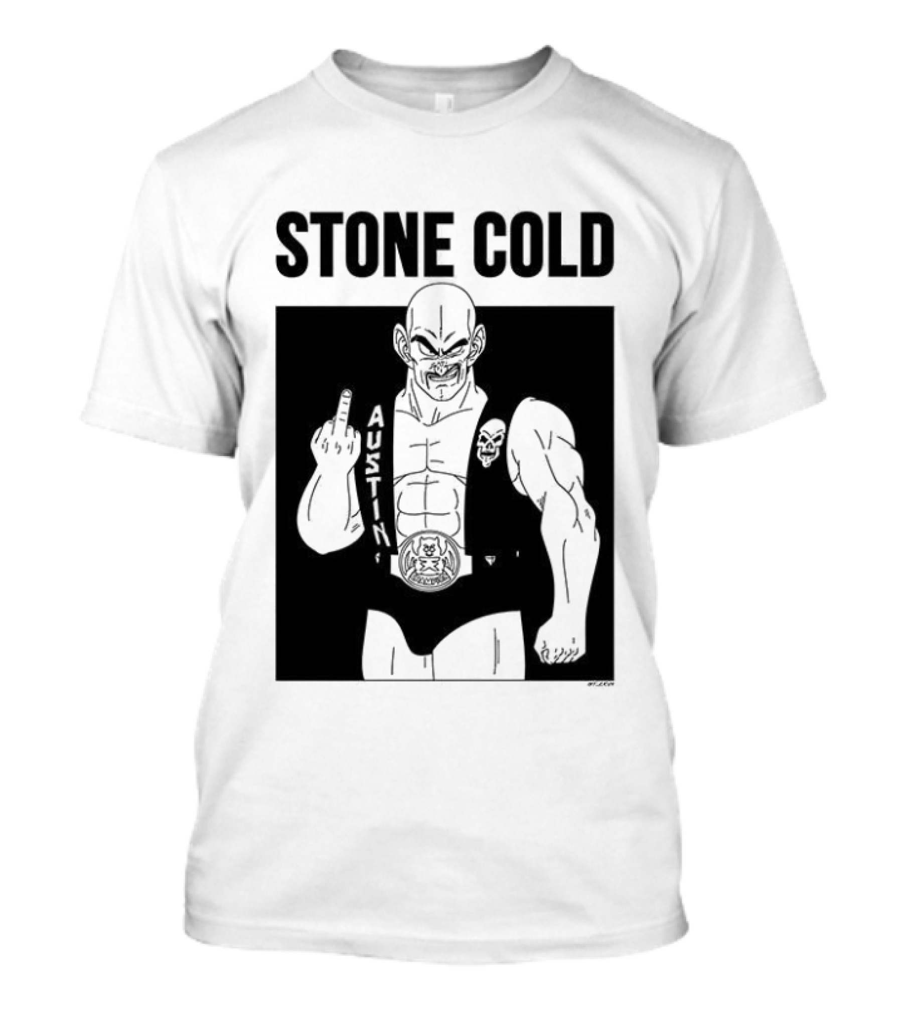 Stone Cold Nappa Gesture Iconic Fusion T-Shirt