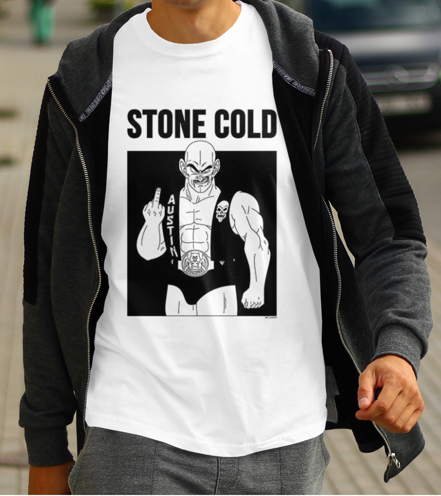 Stone Cold Nappa Gesture Iconic Fusion T-Shirt