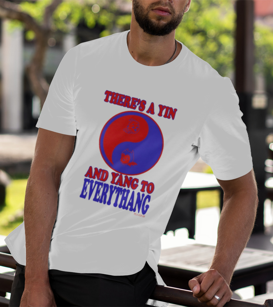 Yin Yang Duality With Angel Devil T-Shirt
