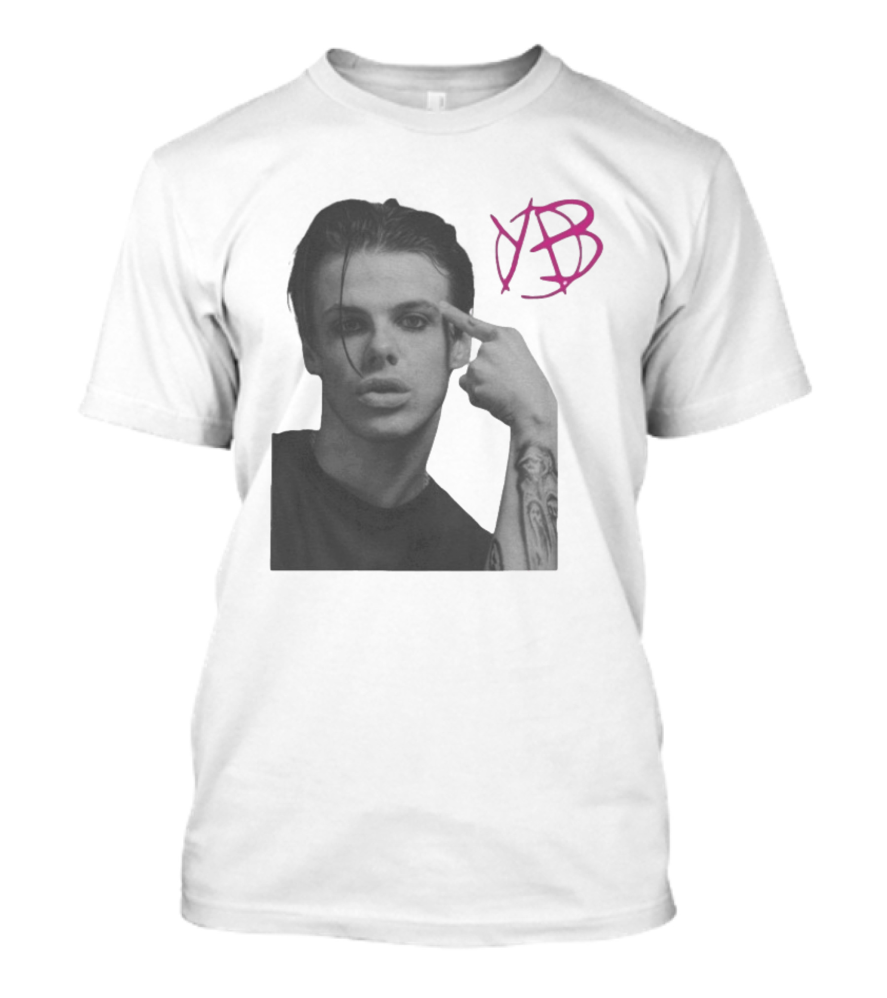 Yungblud YB Logo Finger Tattoo T-Shirt