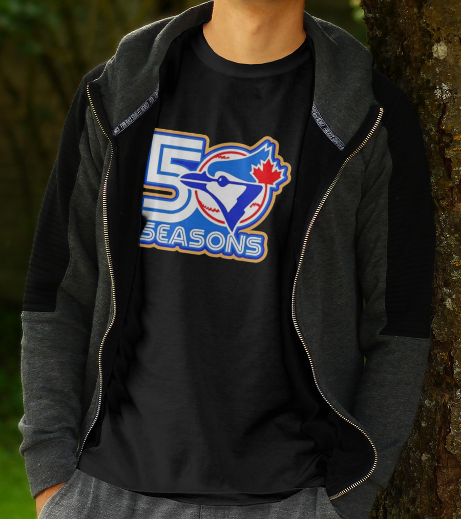 Blue Jays 50 Seasons Anniversary Celebration T-Shirt