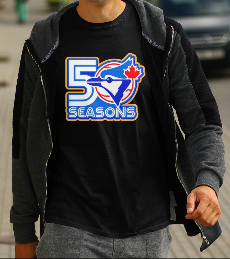Blue Jays 50 Seasons Anniversary Celebration T-Shirt