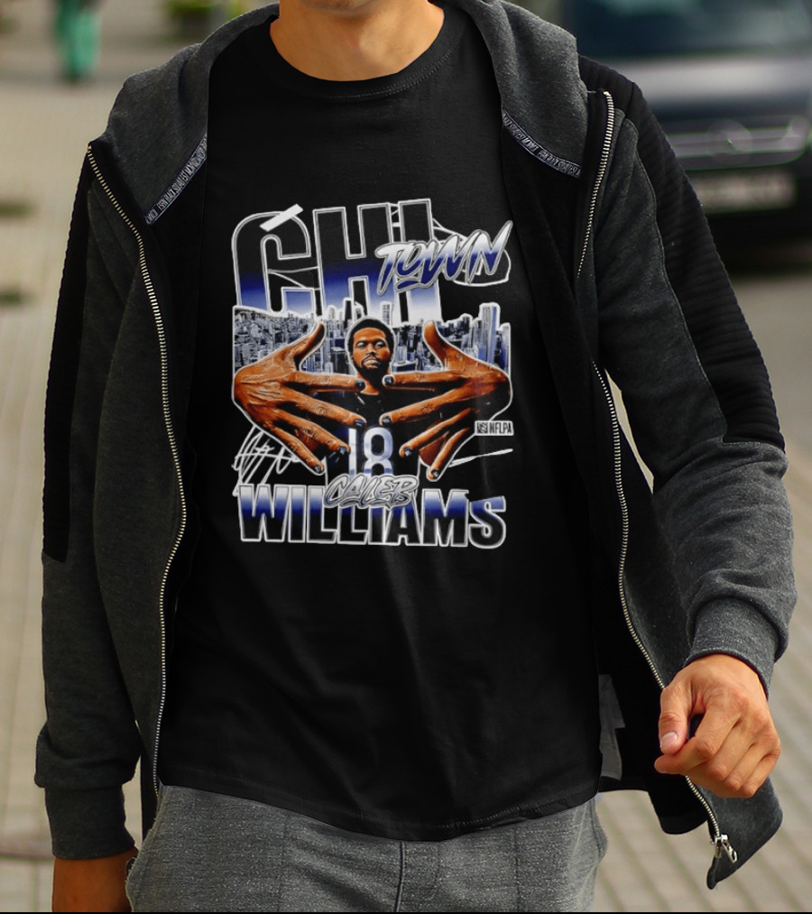 CHI Town Caleb Williams 18 NFLPA T-Shirt