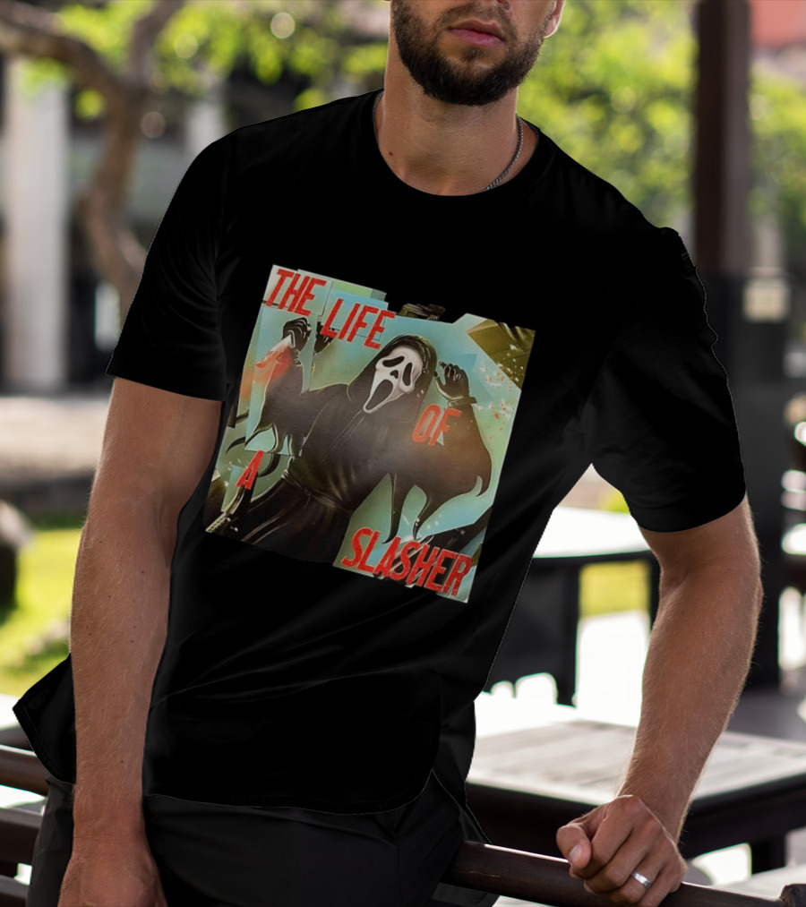 The Life Of A Slasher Ghostface Scream T-Shirt