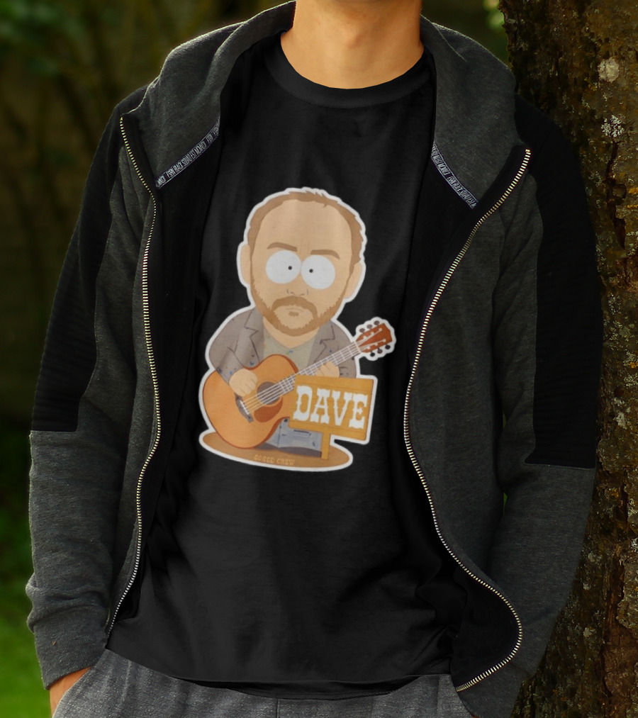 South Park Dave Matthews Band Gorge Crew 2025 Dave Guitar T-Shirt
