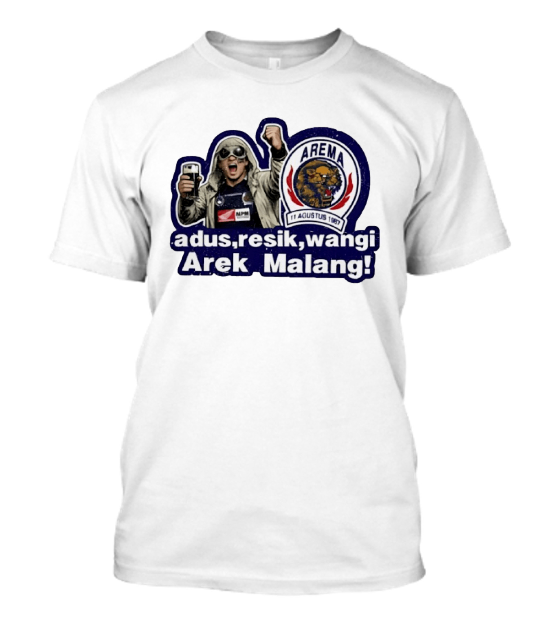 Arema August 11 1987 Adus Resik Wangi Arek Malang Football Fan Celebration T-Shirt
