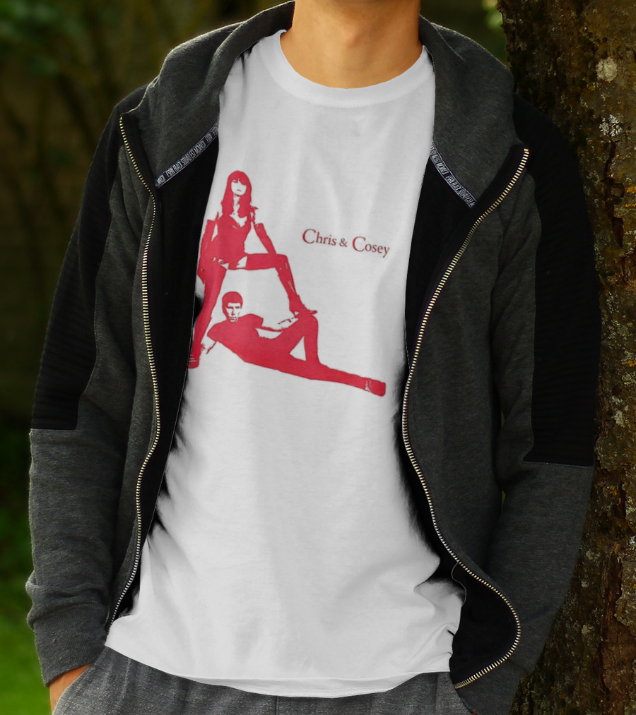 Chris And Cosey Red Silhouette Duo T-Shirt
