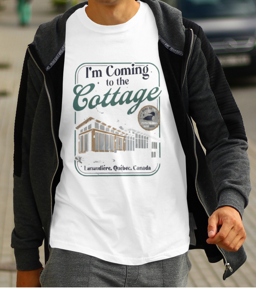 I'm Coming To The Cottage Lorraine Ontario Canada Hockey Romance T-Shirt