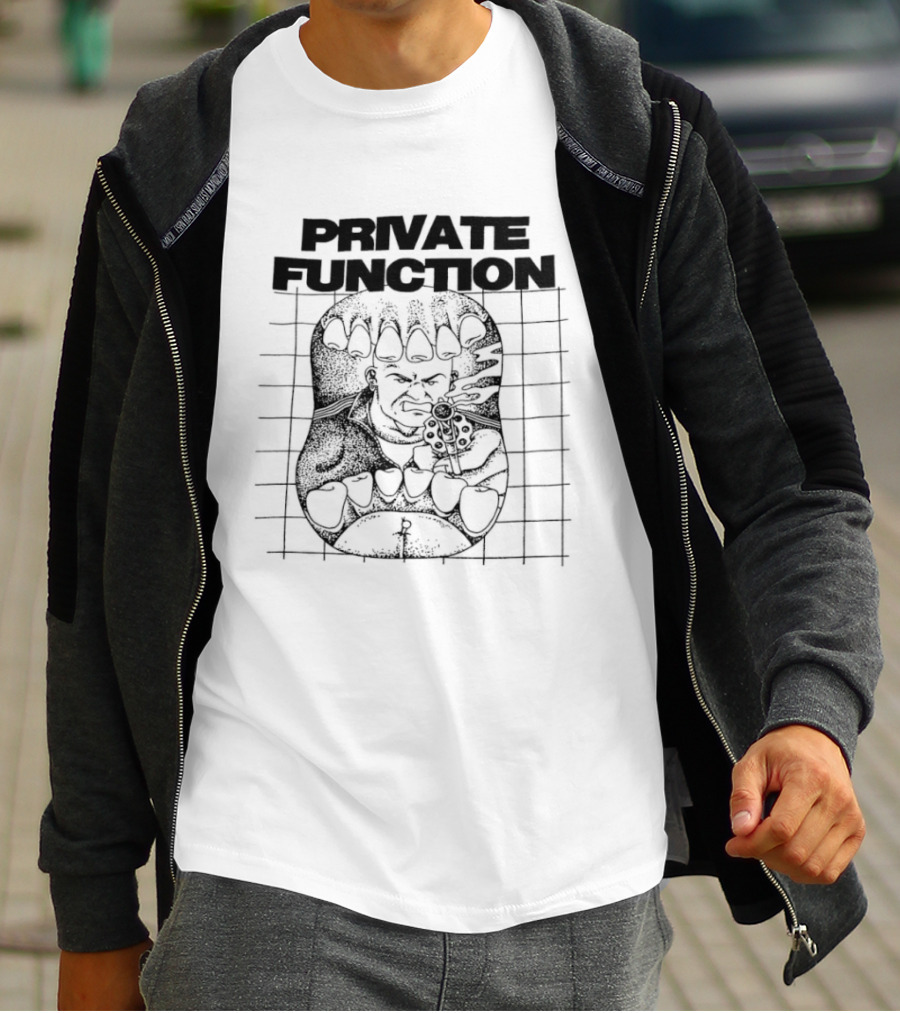 PRIVATE FUNCTION Teeth Grid T-Shirt