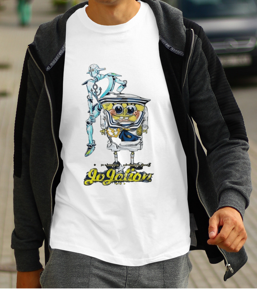 Jo Jolion JoJo's Bizarre Adventure Part 8 Spongebob T-Shirt