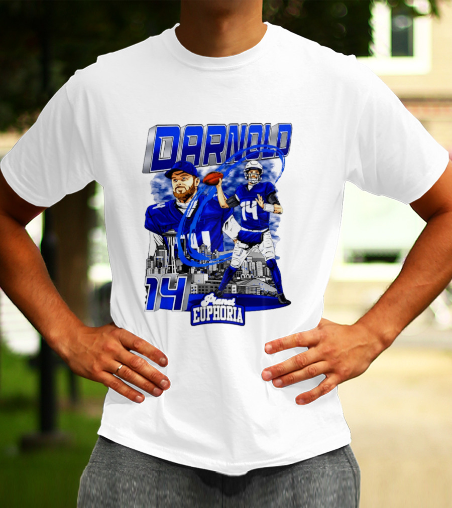 Darnold 14 Seattle Skyline Brand Euphoria T-Shirt