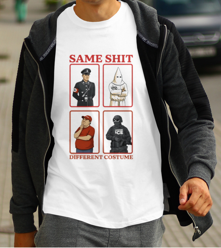 Same Shit Different Costume Anti Coward Ice T-Shirt