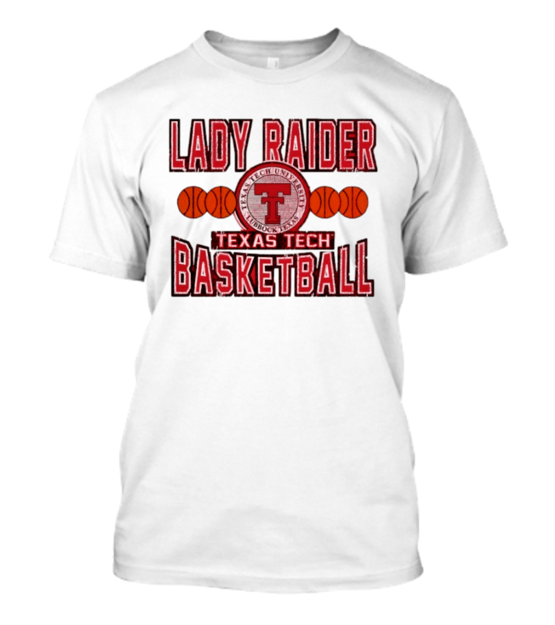 Texas Tech University Lady Raider Basketball Team Lubbock Texas T-Shirt