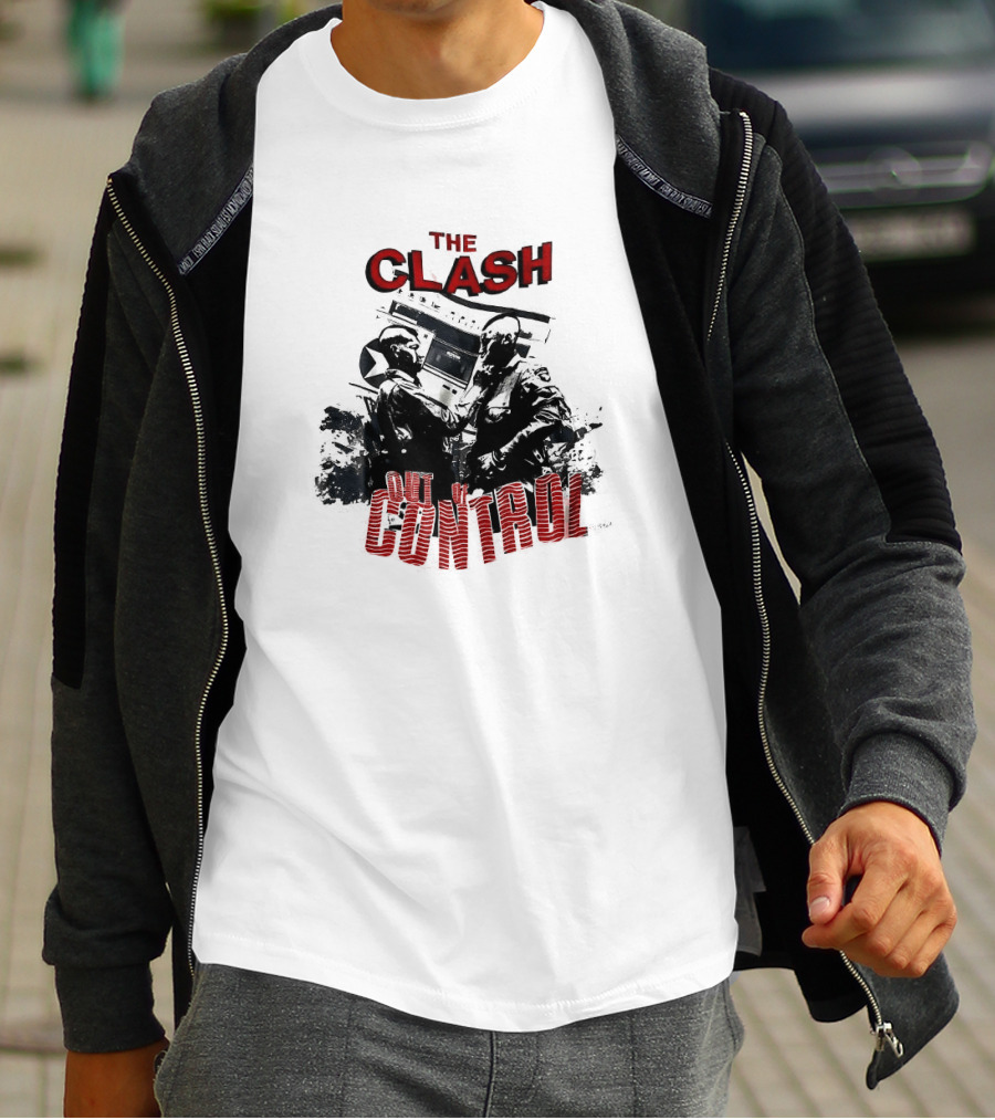 The Clash Out Of Control Riot Scene T-Shirt
