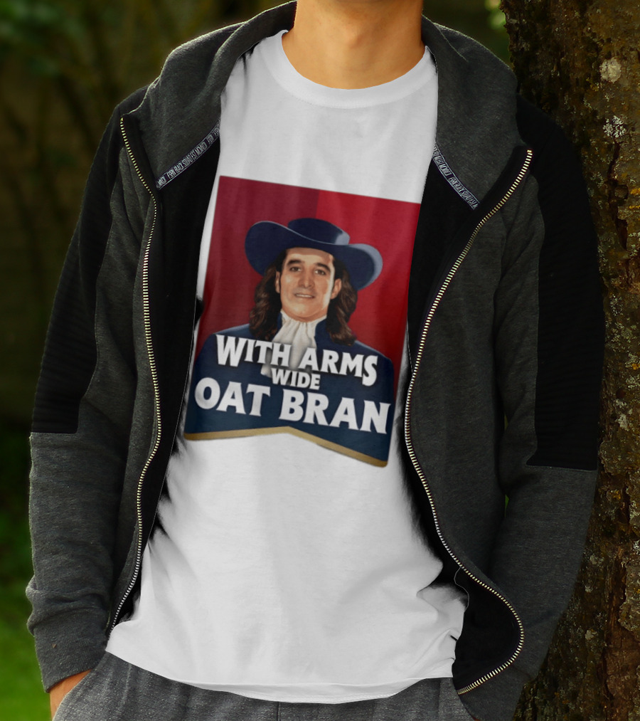 With Arms Wide Oat Bran Quaker T-Shirt