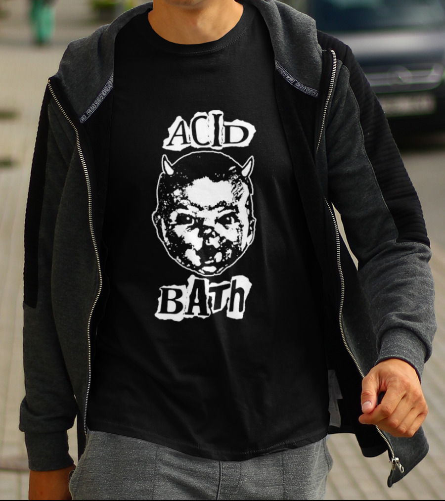 Acid Bath Demon Child Face T-Shirt