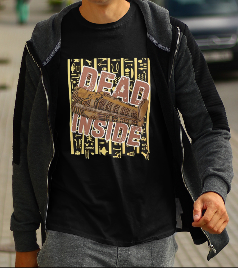 Egyptian Sarcophagus Mummy Dead Inside Ancient T-Shirt
