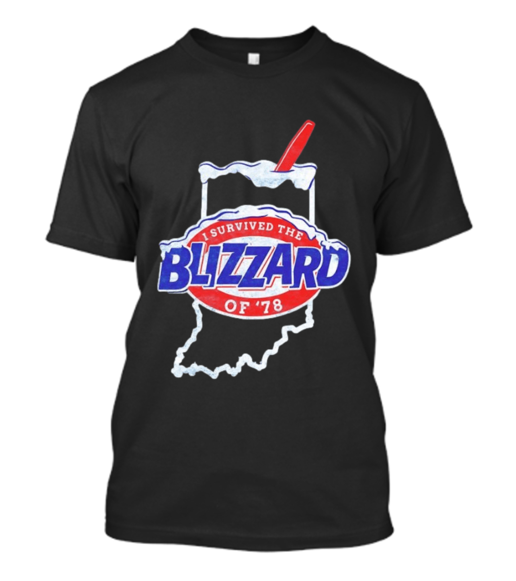 I Survived The Blizzard Of '78 Indiana Snow Shovel T-Shirt