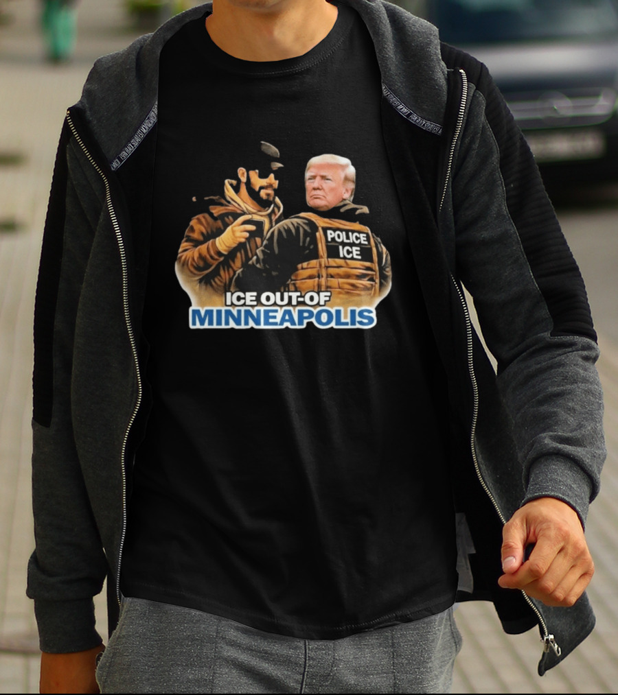 Ice Out Of Minneapolis Anti Trump Police ICE T-Shirt