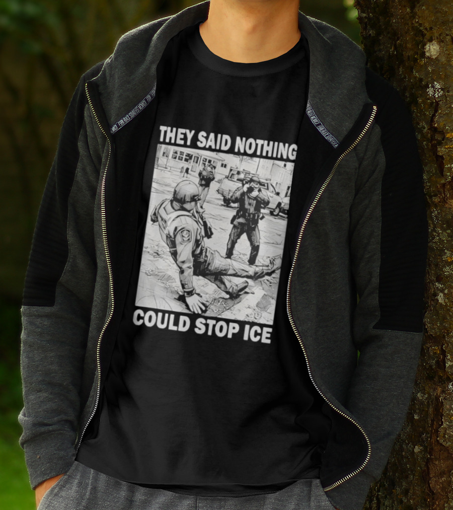 They Said Nothing Could Stop Ice Comic Style Scene T-Shirt
