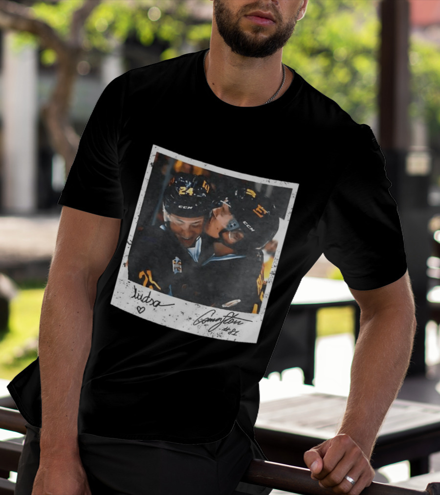 Ilya Rozanov Shane Hollander Kiss Hockey Polaroid Rivalry Movie Scene 24 87 T-Shirt