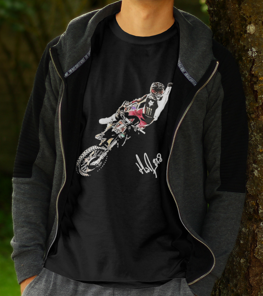 Haiden Deegan Motocross Supercross Back To Back Triumph T-Shirt