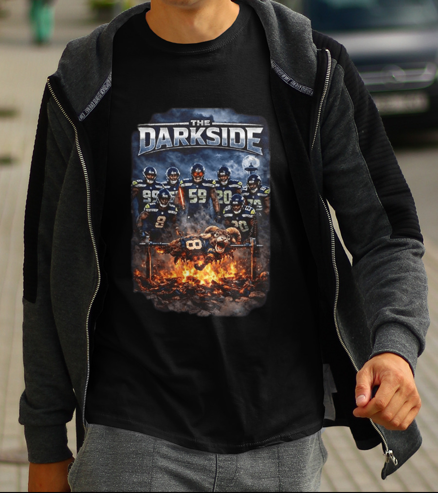 Seattle Seahawks The Darkside Champs NFL Rivalry Roasting T-Shirt
