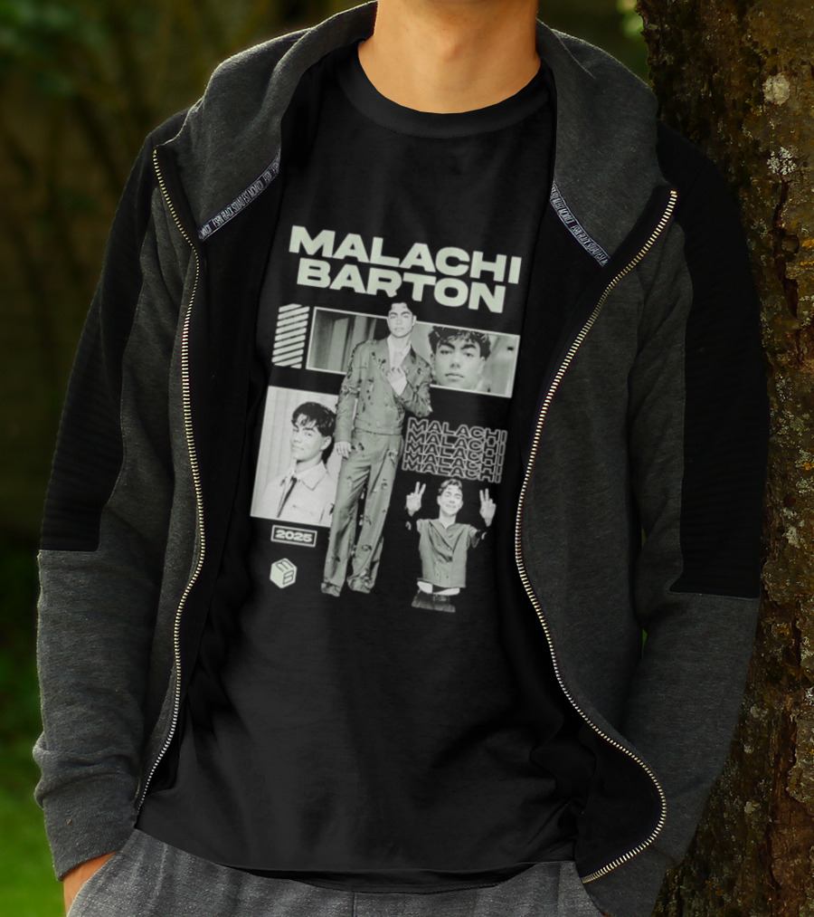 Malachi Barton 2025 Descendants Zombies Worlds Collide Tour Disney T-Shirt