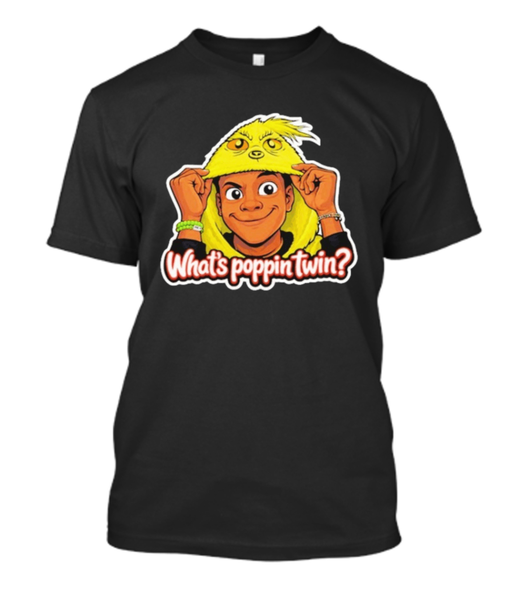 Nick Darnell What's Poppin Twin Grinch T-Shirt