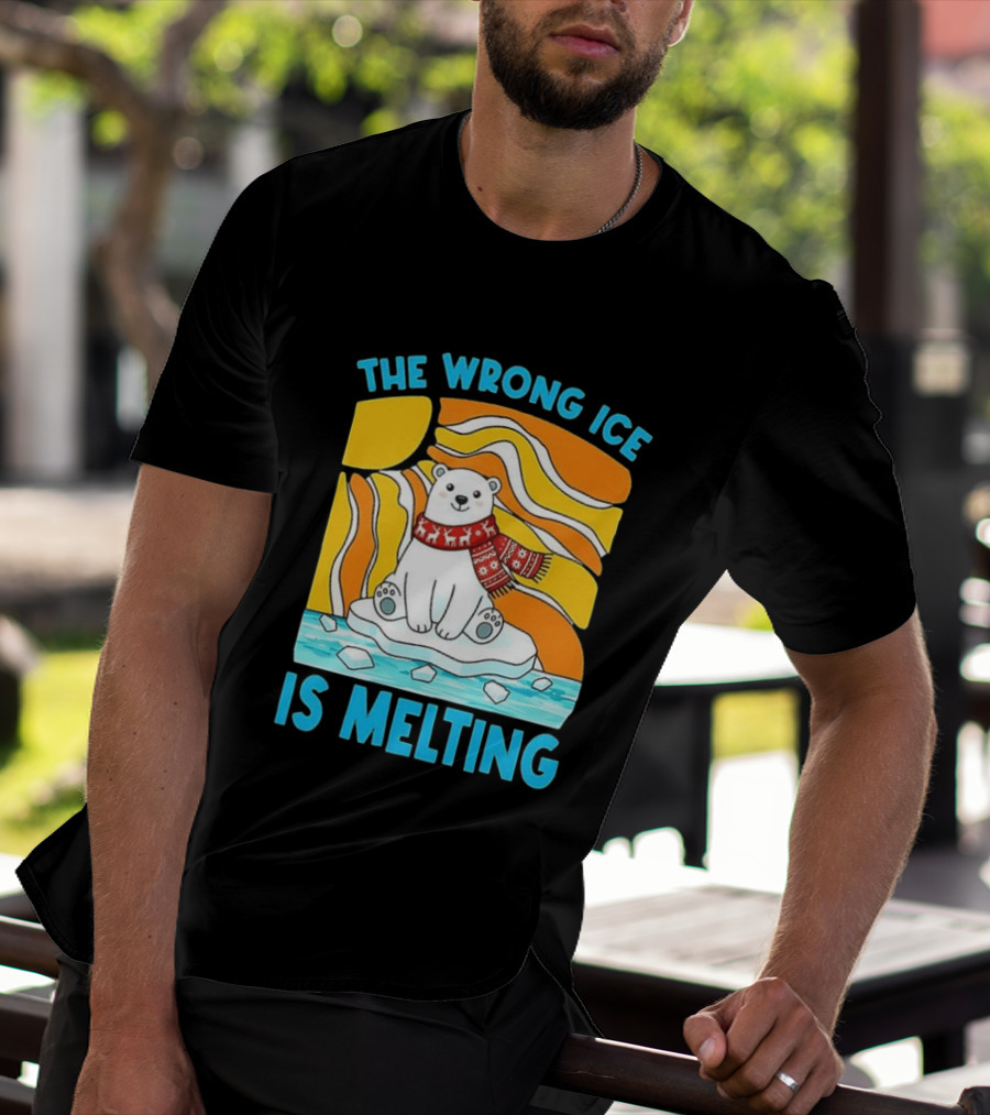 The Wrong Ice Is Melting Polar Bear Abolish ICE T-Shirt