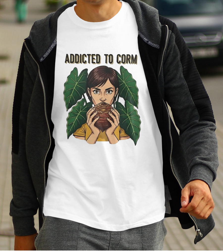 Addicted To Corm Leafy Nature T-Shirt