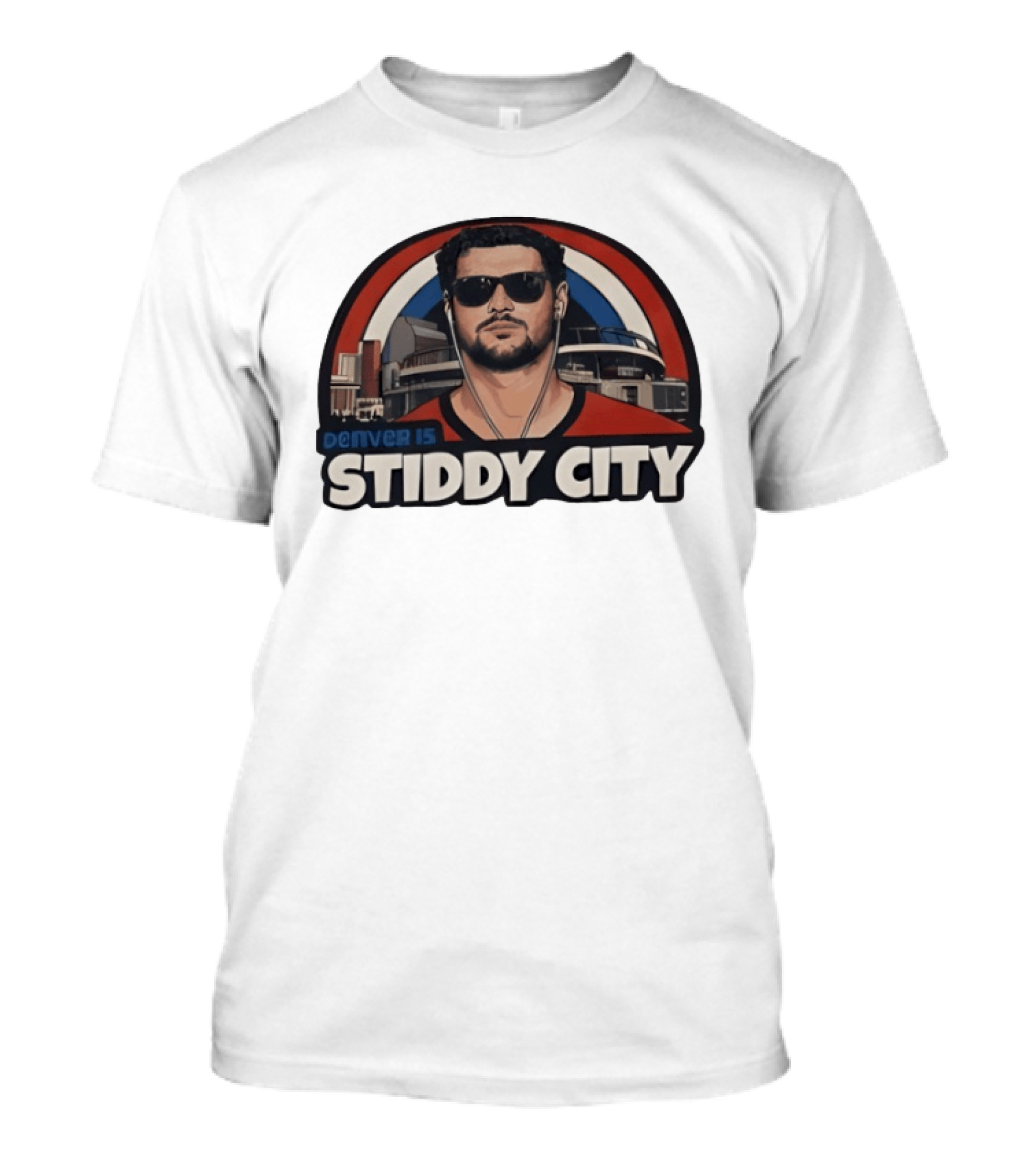 Jarrett Stidham Denver 15 Stiddy City T-Shirt