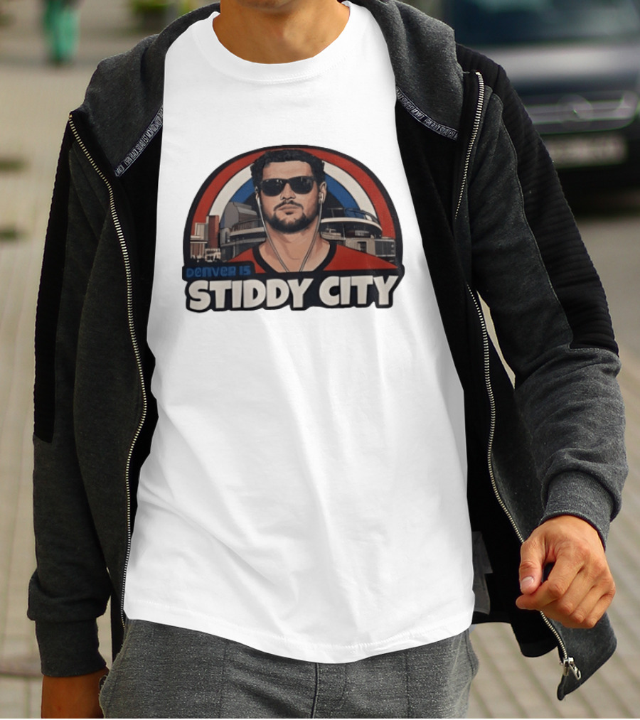 Jarrett Stidham Denver 15 Stiddy City T-Shirt